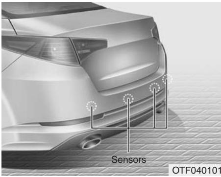 KIA Optima 2012 - SYSTÉME D'ASSISTANCE DE STATIONNEMENT À RECURLONS (SI ÉQUIPÉ) - 1