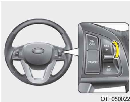 KIA Optima 2012 - Pour désengager le régulateur de vitesse, procédez d'une de ces façon : - 1