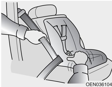 KIA Optima 2012 - AVERTISSEMENT - Installation d'un siège d'enfant - 5
