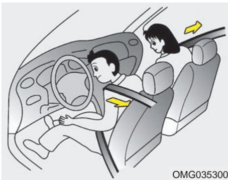 KIA Optima 2012 - Déboucler la ceinture de sécurité : - 1