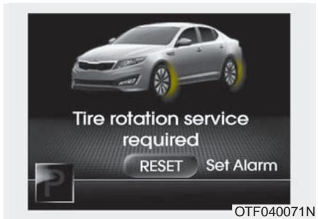 KIA Optima 2012 - Distance d'ici un service - 1