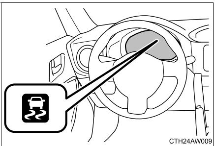 SUBARU BRZ (2016) - Lorsque les systèmes TRAC/de contrôle de stabilité du vehicule (VSC) sont en action - 1