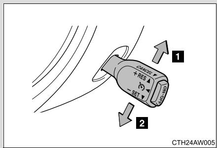 SUBARU BRZ (2016) - Réglage de la vitesse programmée - 1