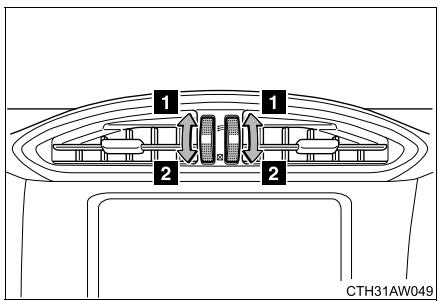 SUBARU BRZ (2016) - Ouverture et fermetre des aérateurs - 1