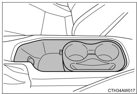 SUBARU BRZ (2016) - Porte-gobelets/rangement de console - 1
