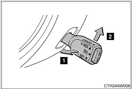 SUBARU BRZ (2016) - Annulation et reprise du mode de régulation à vitesse constante - 1