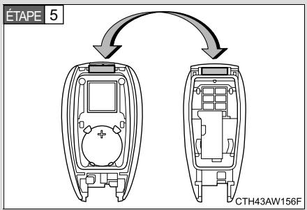 SUBARU BRZ (2016) - ■ Remplacement de la pile (vehicules équipés d'un système d'accès mains libres avec démarrage à bouton-poussoir) - 5