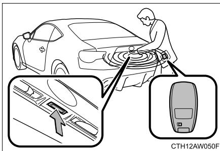 SUBARU BRZ (2016) - Déverrouillage du hayon du coffre - 1