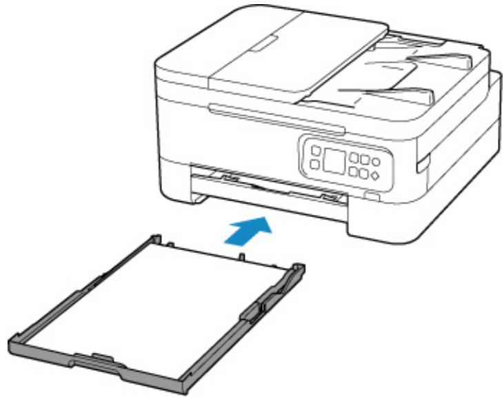 CANON TS7400series - Insérez la cassette dans l'imprimante. - 1