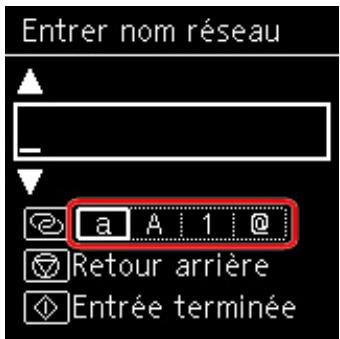 CANON TS7400series - Changement de mode de saisie - 1