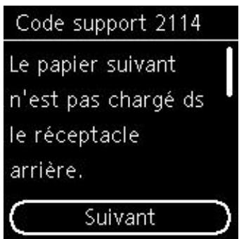 CANON TS7400series - Remarque - 1