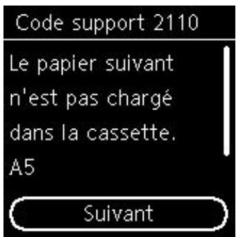 CANON TS7400series - Remarque - 1