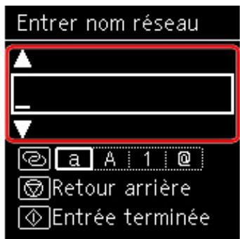 CANON TS7400series - Saisie de chiffres, de lettres et de symboles - 1