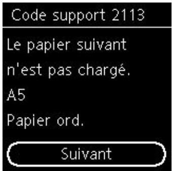 CANON TS7400series - Remarque - 1