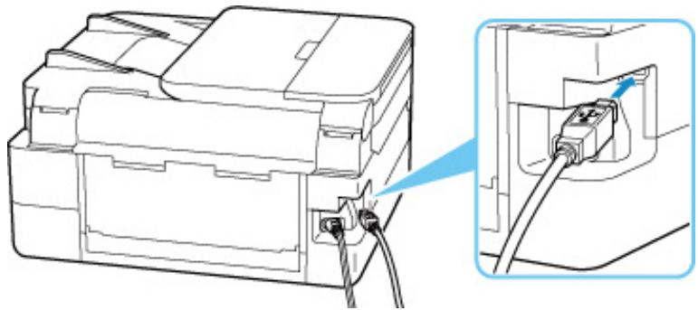 CANON TS7451I - Contrôle 1 Assurez-vous que le cable USB est correctement connecté à l'imprimante et à l'ordinateur. - 1