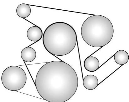 GMC Sierra Denali (2026) - Acheminement de la couroied'entrainement du moteur - 2