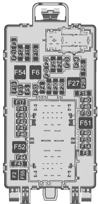 GMC 3500 HD (2026) - Bloc-fusibles du tableau de bord (Droite) - 2