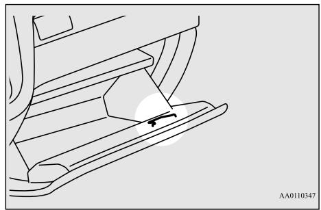 MITSUBISHI Outlander 3 Phase 3 (2018-2021) - Porte-carte - 1
