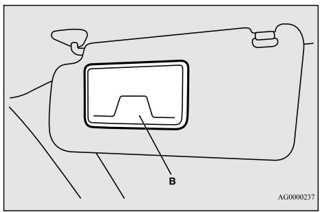 MITSUBISHI Outlander 3 Phase 3 (2018-2021) - Porte-ticket - 1