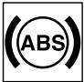 MITSUBISHI Outlander 3 Phase 3 (2018-2021) - Témoin/affichage d'advertissement du système ABS - 1