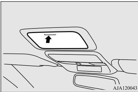 MITSUBISHI Outlander 3 Phase 3 (2018-2021) - Support de lunettes de soleil (le cas échéant) - 1
