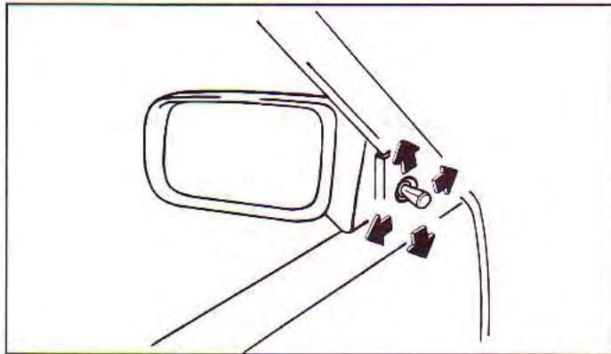 KIA Spectra (2000-2004) - Commande manuelle (selon l'equipement) - 1