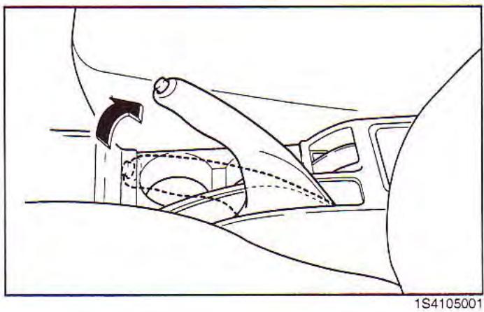 KIA Spectra (2000-2004) - Frein de stationnement - 1