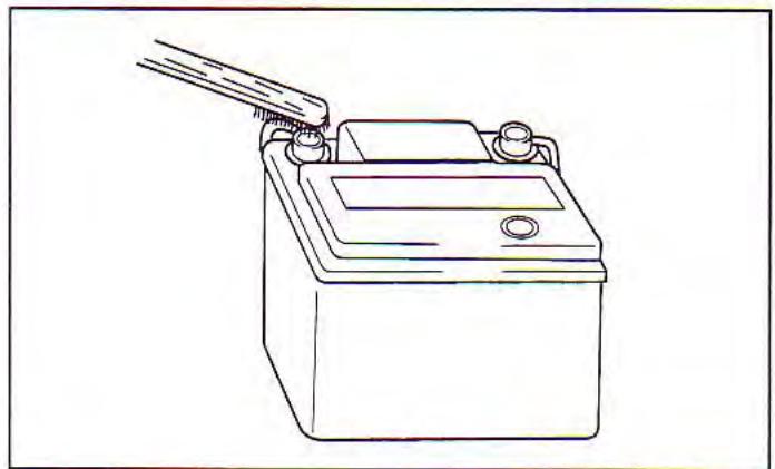 KIA Spectra (2000-2004) - Entretien de la batterie - 1