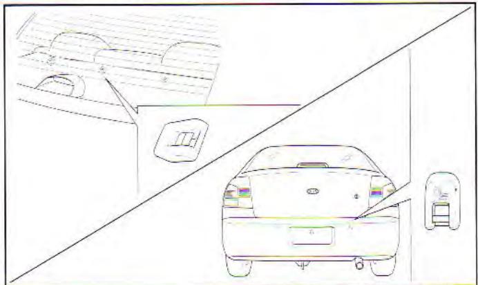 KIA Spectra (2000-2004) - Installation de l'ancrage d'amarrage - 1