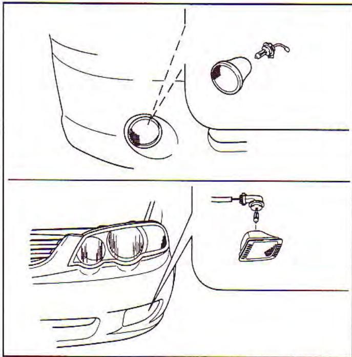 KIA Spectra (2000-2004) - Remplacement des ampoules des clignotants arrriere, feu stop et module arrriere - 1