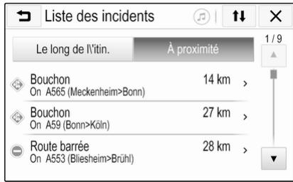 OPEL Insigna B - 2 Phase 2 (2020-2025) Guide de l'infotainment - Liste de circulation - 1