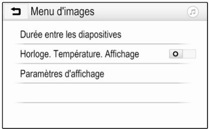 OPEL Insigna B - 2 Phase 2 (2020-2025) Guide de l'infotainment - Menu images - 1