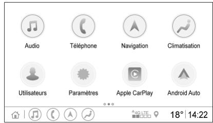OPEL Insigna B - 2 Phase 2 (2020-2025) Guide de l'infotainment - Écran d'accueil - 1