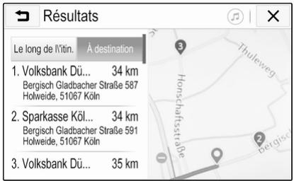 OPEL Insigna B - 2 Phase 2 (2020-2025) Guide de l'infotainment - Liste Résultats - 2