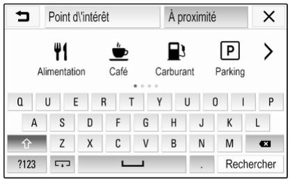 OPEL Insigna B - 2 Phase 2 (2020-2025) Guide de l'infotainment - Recherche de catégories - 1