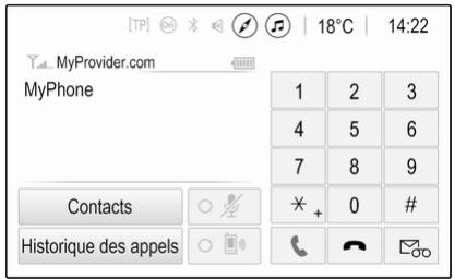 OPEL Insigna B - 2 Phase 2 (2020-2025) Guide de l'infotainment - Menu principal Téléphone - 1