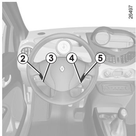RENAULT Twingo 2 2008 - RÉGULATEUR-LIMITEUR DE VITESSE : fonction limiteur (1/3) - 2