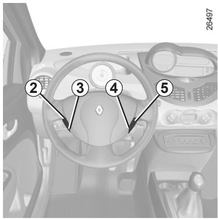 RENAULT Twingo 2 2008 - RÉGULATEUR-LIMITEUR DE VITESSE : fonction limiteur (2/3) - 1