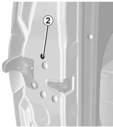 RENAULT Twingo 2 2008 - Témoin d'état des ouvrants - 2