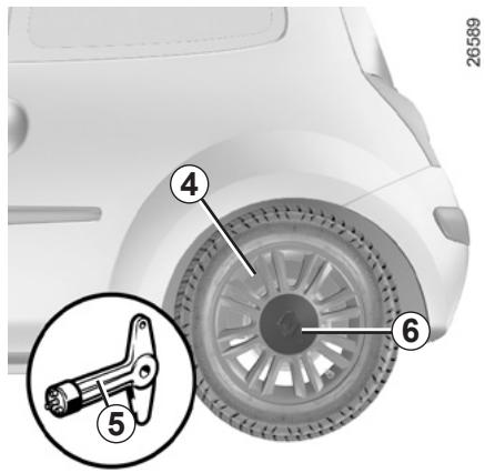 RENAULT Twingo 2 2008 - Enjoliveur à l'exemple de l'enjoliveur 1 - 1