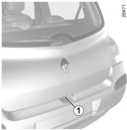 RENAULT Twingo 2 2008 - COFFRE À BAGAGES - 1