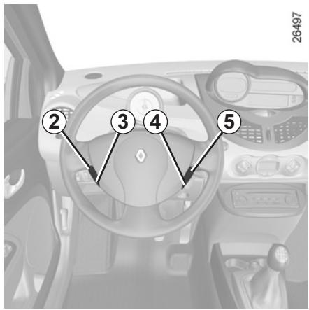 RENAULT Twingo 2 2008 - RÉGULATEUR-LIMITEUR DE VITESSE : fonction régulateur (4/4) - 1