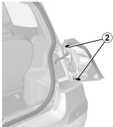 RENAULT Twingo 2 2008 - FEUX ARRIÈRE : remplacement des lampes - 2