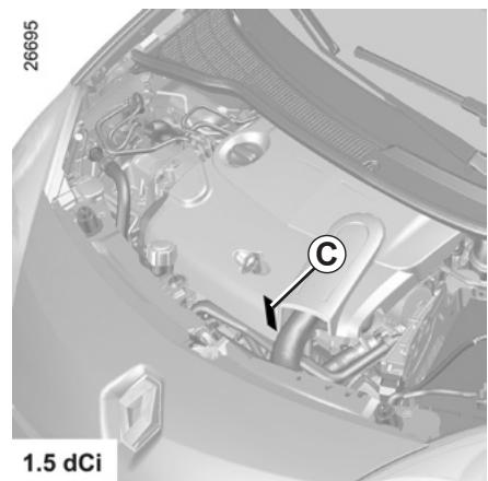RENAULT Twingo 2 2008 - C - Plaque moteur ou étiquette moteur - 4