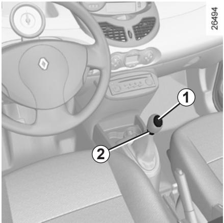 RENAULT Twingo 2 2008 - LEVIER DE VITESSES/DIRECTION ASSISTÉE - 1