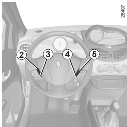 RENAULT Twingo 2 2009 - RÉGULATEUR-LIMITEUR DE VITESSE : fonction limiteur (1/3) - 2