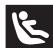 RENAULT Twingo 2 2009 - Siège enfant fixé à l'aide de la fixation ISOFIX - 1