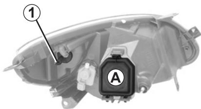 RENAULT Twingo 2 2009 - PROJECTEURS AVANT : remplacement des lampes (2/3) - 1