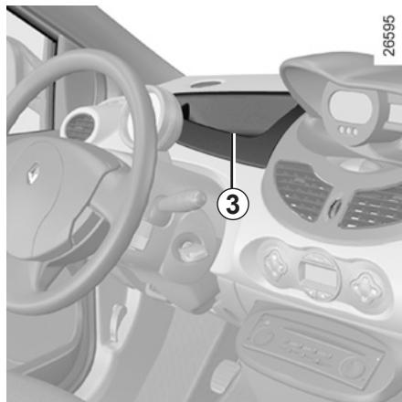 RENAULT Twingo 2 2009 - Boîte à gants côté passager 1 - 1