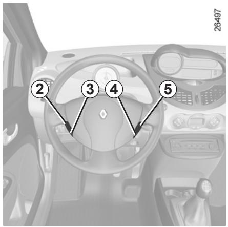 RENAULT Twingo 2 2009 - RÉGULATEUR-LIMITEUR DE VITESSE : fonction régulateur (4/4) - 1